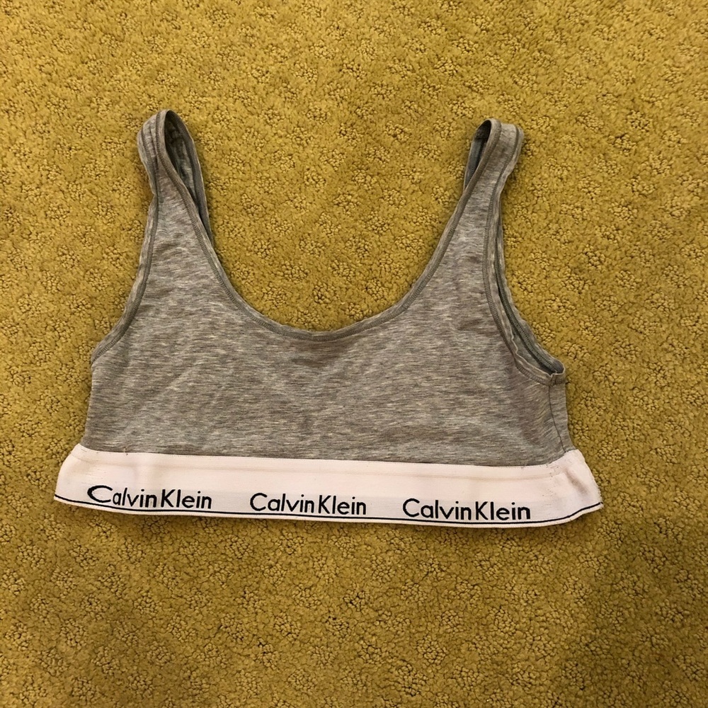 Women’s Calvin Klein bralette-gray color!